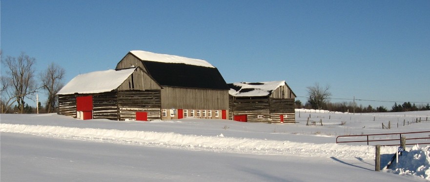 Red-door barn